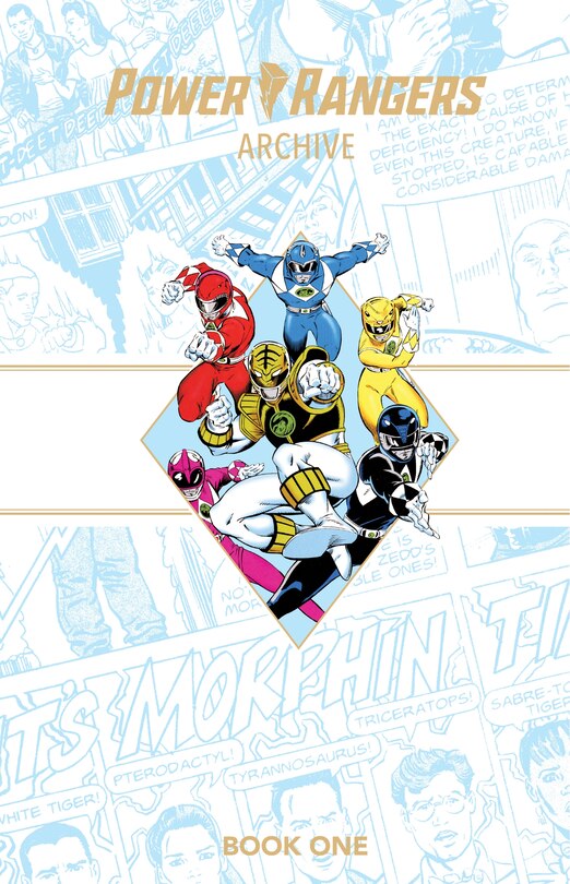 Front cover_Power Rangers Archive Book One Deluxe Edition