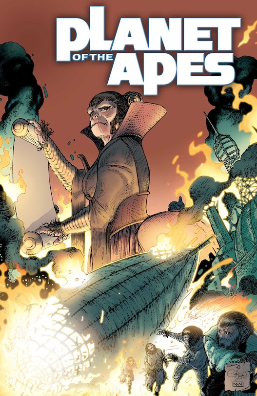 Front cover_Planet of the Apes Vol. 3: Children of Fire