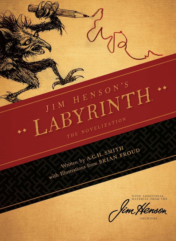 Front cover_Jim Henson's Labyrinth: The Novelization