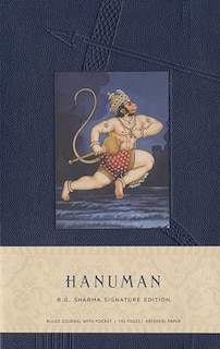 Hanuman Hardcover Ruled Journal: B.G. Sharma Signature Edition