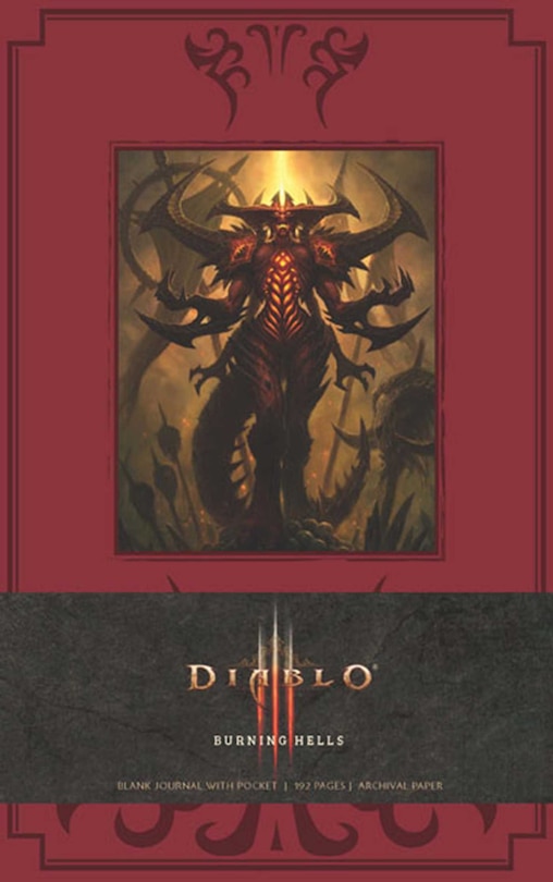 Front cover_Diablo Burning Hells Hardcover Blank Journal