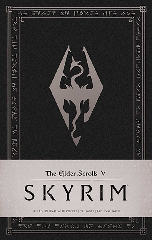 Front cover_The Elder Scrolls V: Skyrim Hardcover Ruled Journal