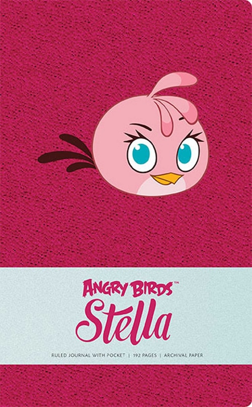 Front cover_Angry Birds Stella Hardcover Ruled Journal