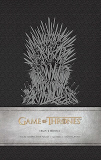 Front cover_Game Of Thrones: Iron Throne Hardcover Ruled Journal
