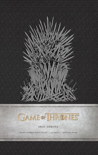 Game Of Thrones: Iron Throne Hardcover Ruled Journal