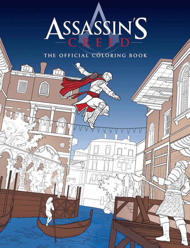 Front cover_Assassin's Creed: The Official Coloring Book