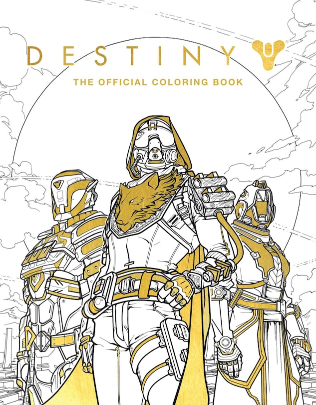 Front cover_Destiny: The Official Coloring Book