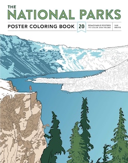 Front cover_The National Parks Poster Coloring Book