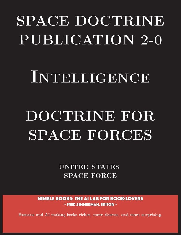 Front cover_Space Doctrine Publication 2-0 Intelligence