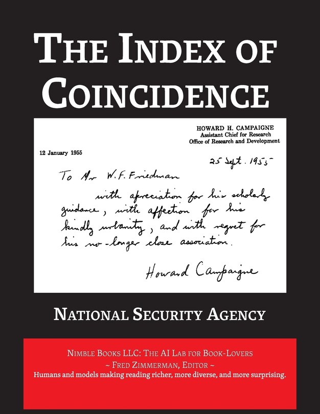 Front cover_The Index of Coincidence