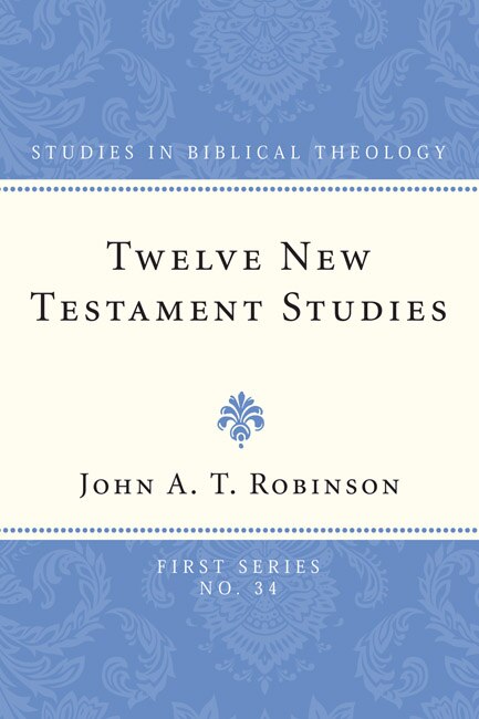 Front cover_Twelve New Testament Studies