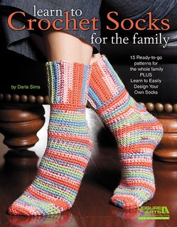 Front cover_Learn to Crochet Socks for the Family