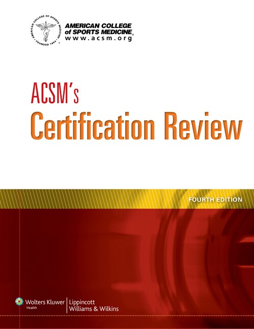 Front cover_Acsm's Certification Review