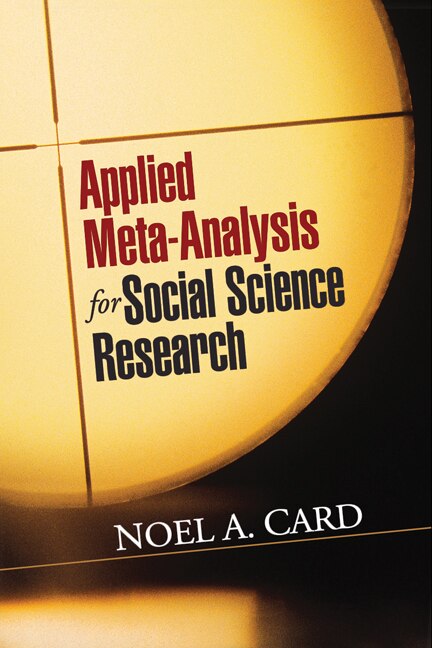 Front cover_Applied Meta-Analysis for Social Science Research