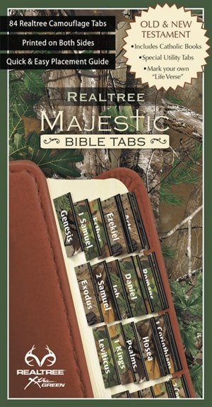 Front cover_REALTREE™ MAJESTIC BIBLE TABS - CAMO VERSION