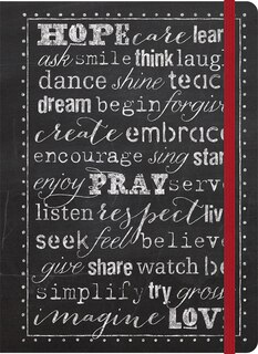 Couverture_Hope, Pray, Love- Inspirational Message Blank Journals