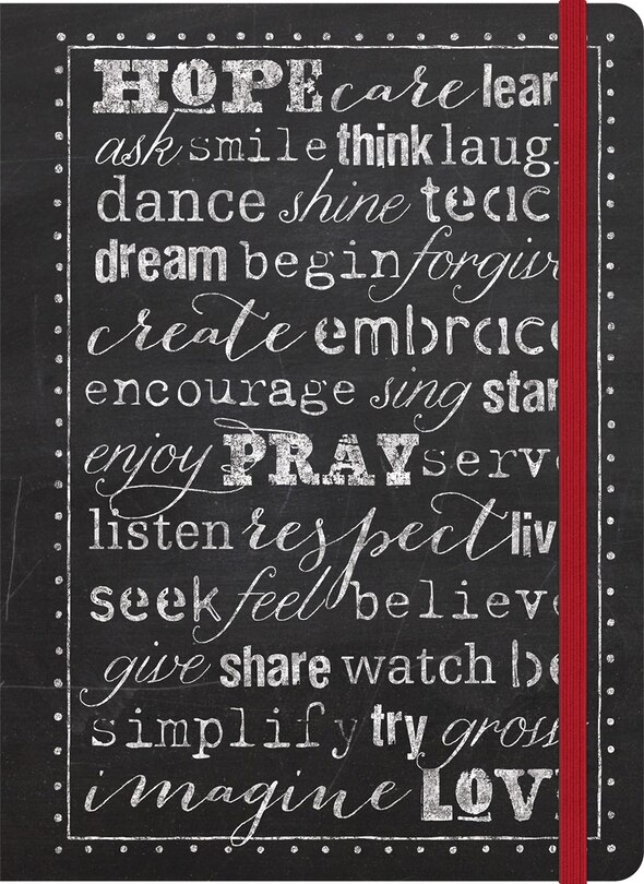 Couverture_Hope, Pray, Love- Inspirational Message Blank Journals
