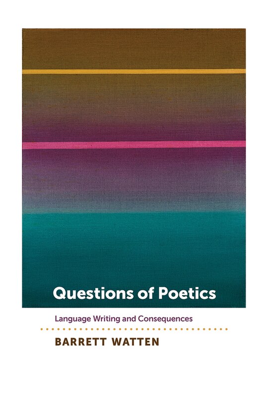 Couverture_Questions Of Poetics