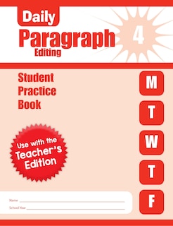 Couverture_Daily Paragraph Editing, Grade 4 Student Edition Workbook