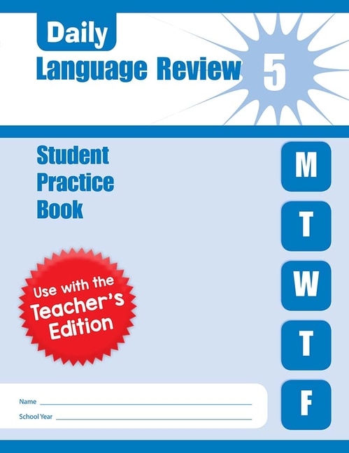 Front cover_Daily Language Review, Grade 5 Student Edition Workbook