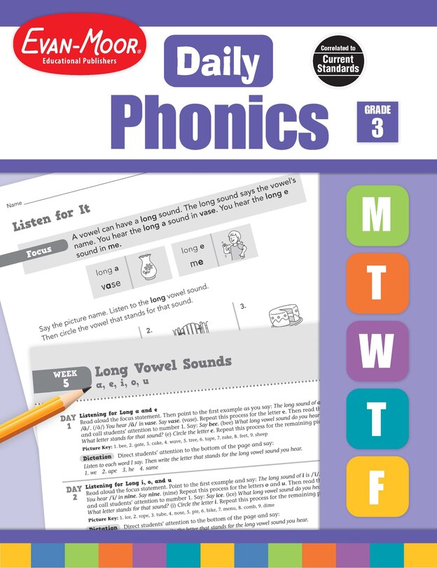 Couverture_Daily Phonics, Grade 3 Teacher Edition