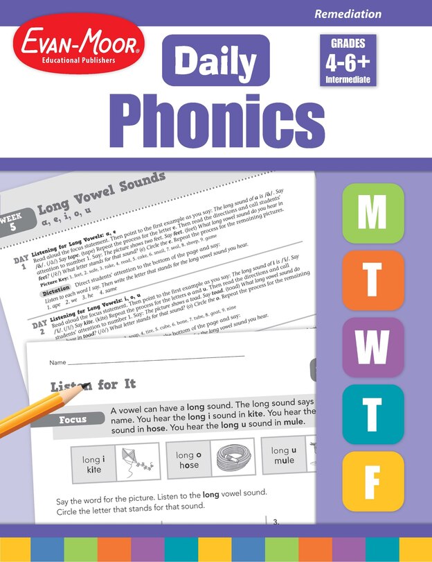 Couverture_Daily Phonics, Grade 4 - 6 + Teacher Edition