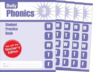Front cover_Daily Phonics, Grade 3 Student Edition Workbook (5pack)
