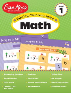 Front cover_Take It to Your Seat: Math Centers, Grade 1 Teacher Resource