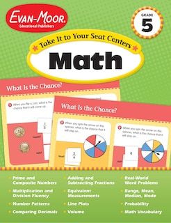 Front cover_Take It to Your Seat Math Centers Grade 5