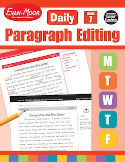 Front cover_Daily Paragraph Editing, Grade 7 Teacher Edition