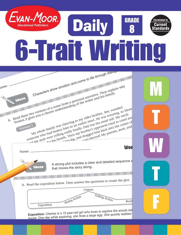 Couverture_Daily 6-Trait Writing, Grade 8 Teacher Edition