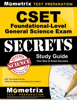 Couverture_Cset Foundational-Level General Science Exam Secrets Study Guide