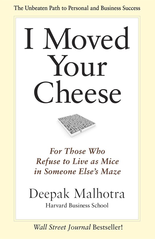 Front cover_I Moved Your Cheese