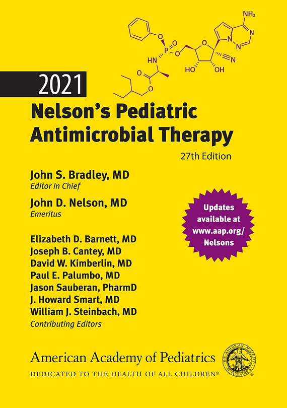 Front cover_2021 Nelson's Pediatric Antimicrobial Therapy