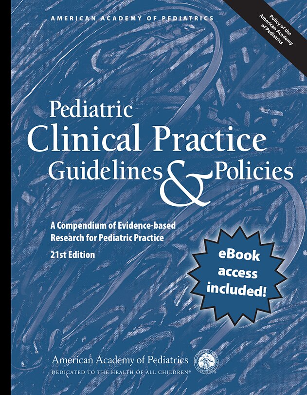 Front cover_Pediatric Clinical Practice Guidelines And Policies