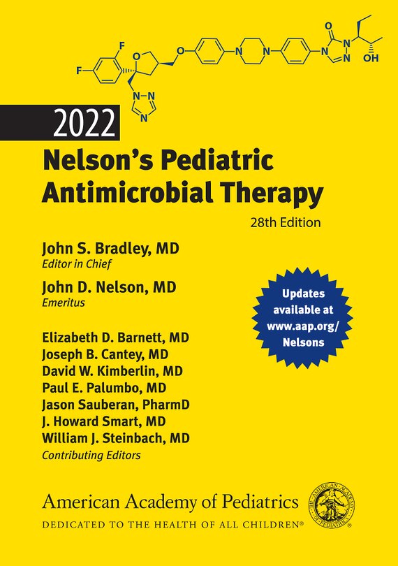 Front cover_2022 Nelson's Pediatric Antimicrobial Therapy