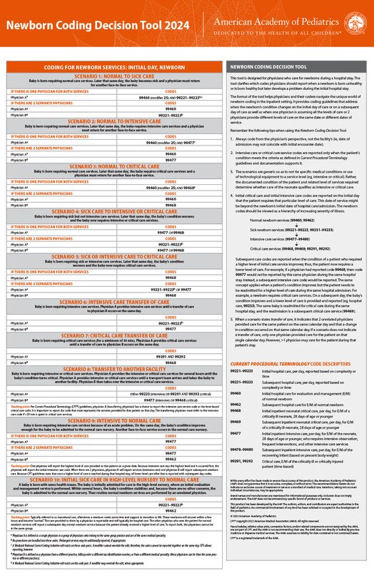 Front cover_Newborn Coding Decision Tool 2024