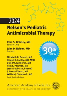 Couverture_2024 Nelson's Pediatric Antimicrobial Therapy