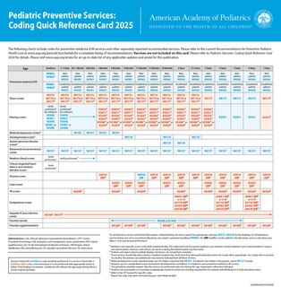 Front cover_Pediatric Preventive Services