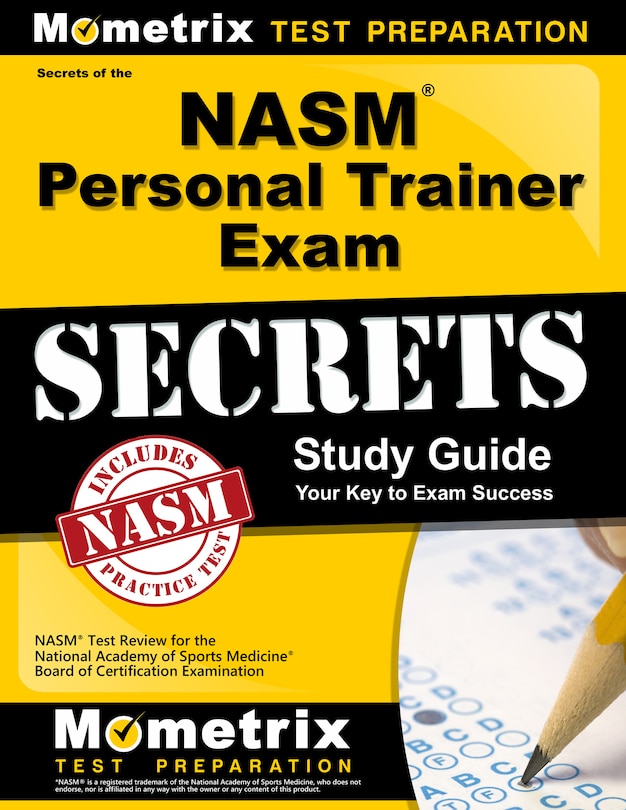 Front cover_Secrets Of The Nasm Personal Trainer Exam Study Guide