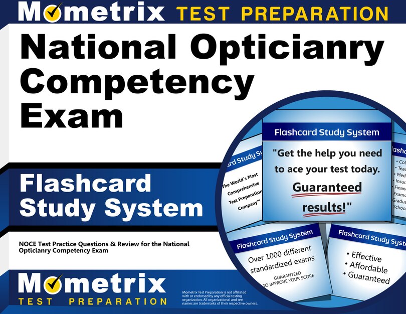 Front cover_National Opticianry Competency Exam Flashcard Study System
