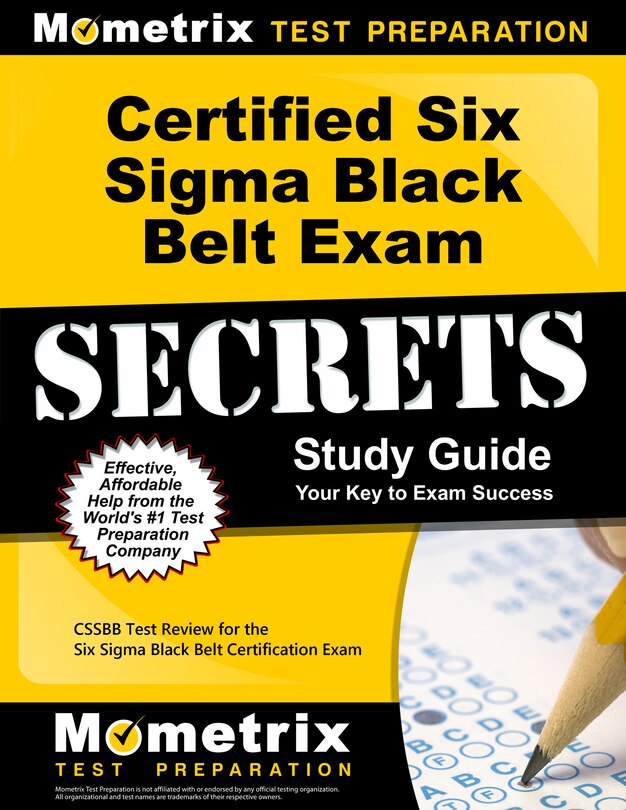 Couverture_Certified Six Sigma Black Belt Exam Secrets Study Guide