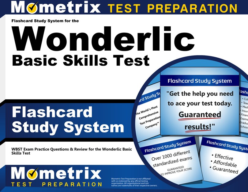 Flashcard Study System For The Wonderlic Basic Skills Test: Wbst Exam Practice Questions And Review For The Wonderlic Ba