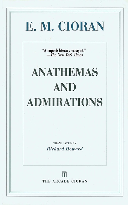 Front cover_Anathemas and Admirations