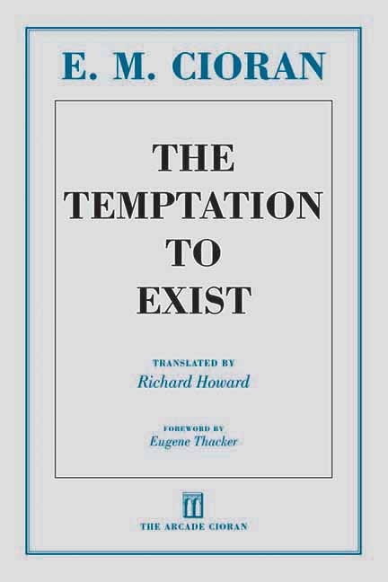 Couverture_The Temptation to Exist