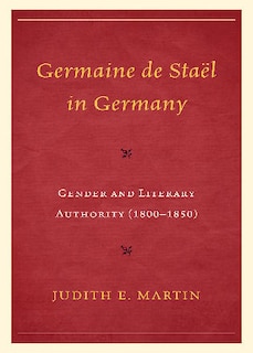 Couverture_Germaine de Stael in Germany