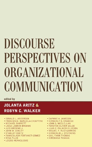 Couverture_Discourse Perspectives on Organizational Communication