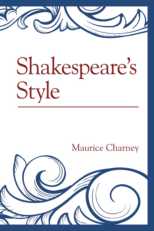 Front cover_Shakespeare's Style