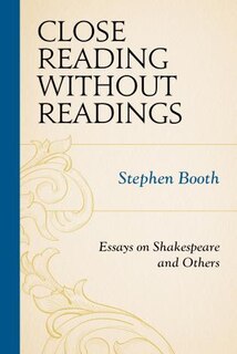 Front cover_Close Reading Without Readings