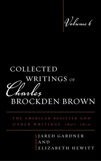 Front cover_Collected Writings of Charles Brockden Brown